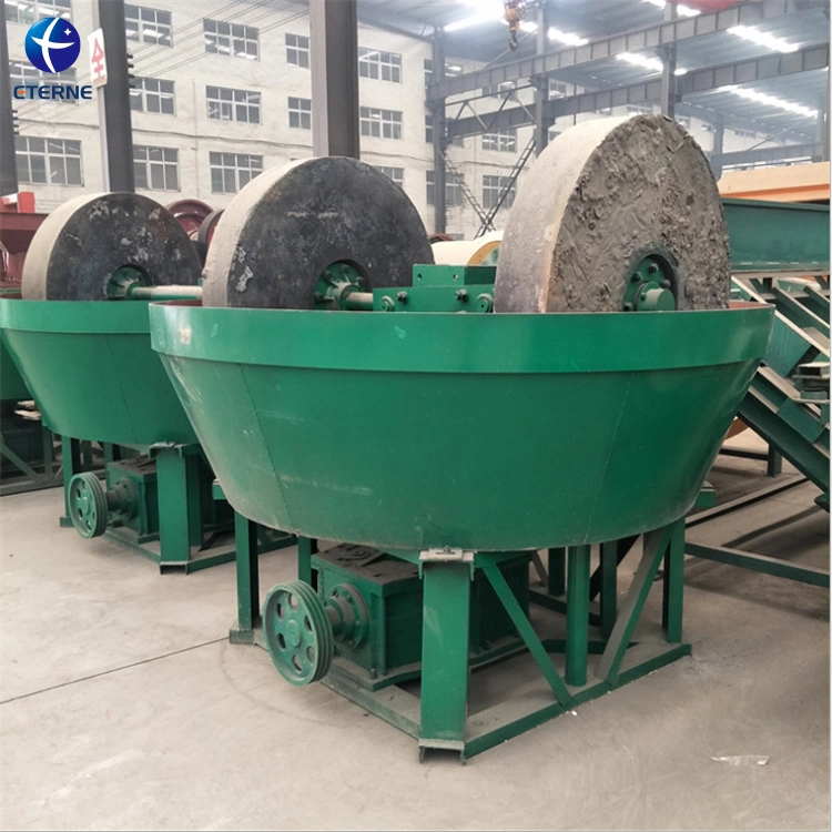 Et Factory Price Direct Sale Mine Extract Gold Purify Double Wheel Grinding Mine Machine