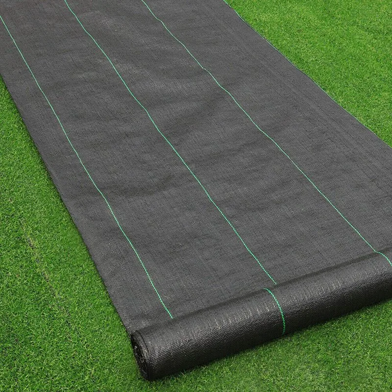 Weed Barrier Landscape Fabric Heavy Duty Woven Weed Control Fabric Geotextile Fabric for Underlayment Garden Lawn Fabric Outdoor Weed Mat