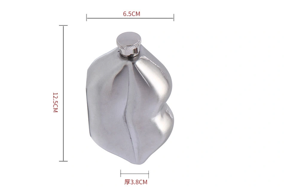 5 Oz Thickened Premium Stainless Steel Personalized Food Banana Heart Shape Hip Flask