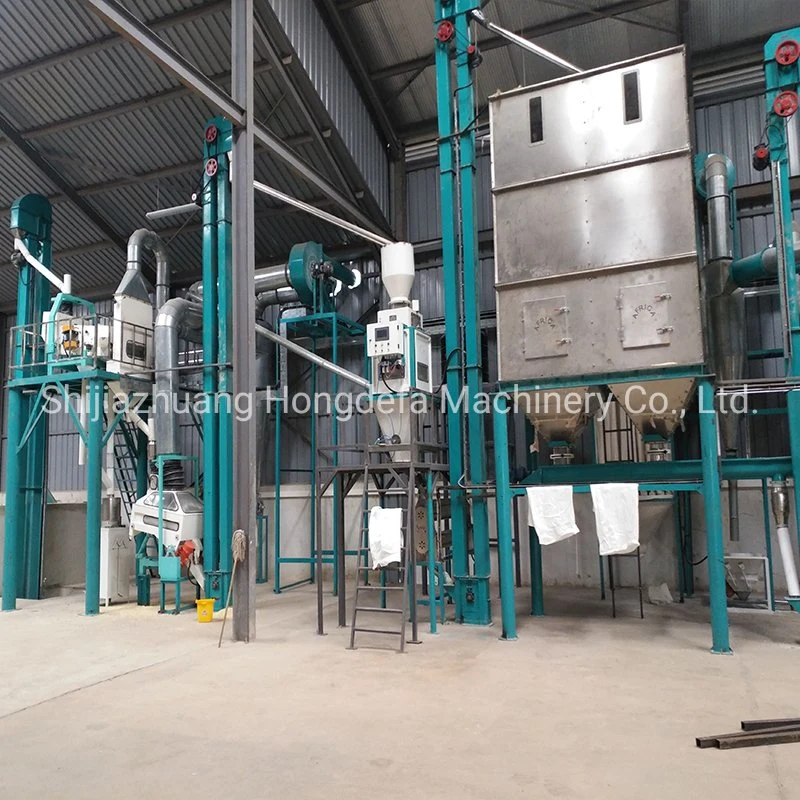 European Standard 50ton Per Day Maize Corn Flour Mill