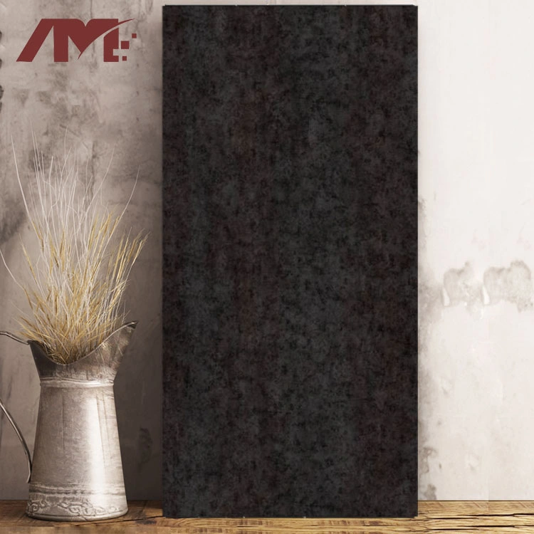 Foshan Home Wall Floor Black Sintered Stone Big Slabs