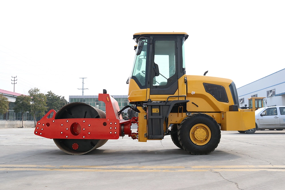 6 Ton Single Drum Roller Vibrationswalze Straße Baumaschinen Optionale Klimaanlage