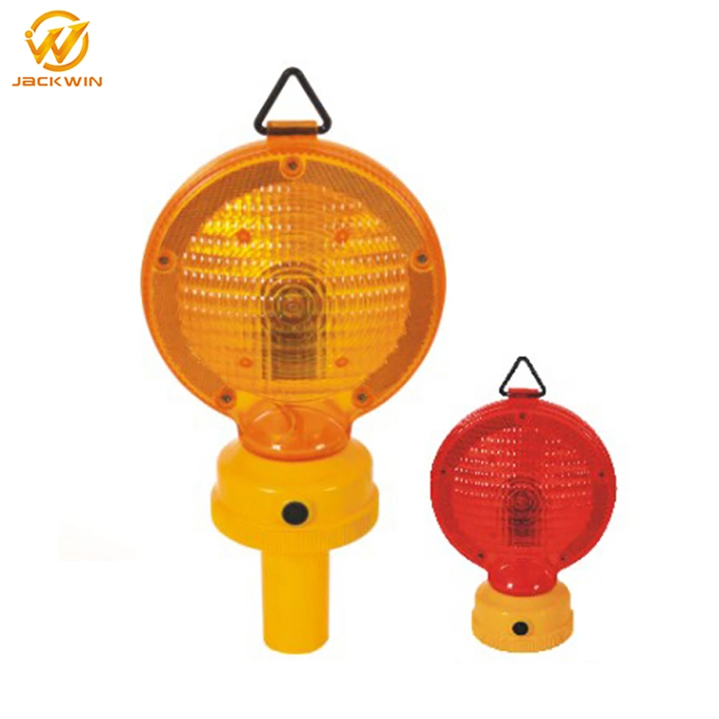 2 LED Yellow Red Waterproof Battery Flashing Blinker LED Traffic Lights