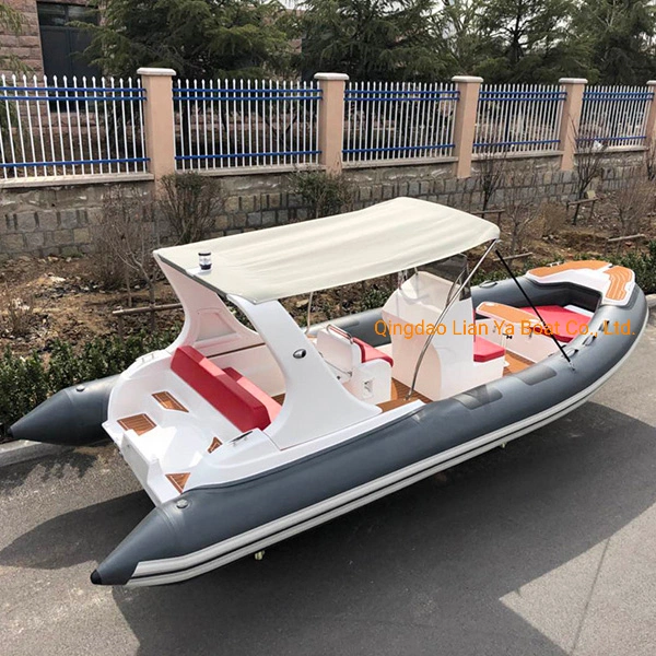 Liya 20ft Rib Inflatable Boat Made in China with Motor for Sale