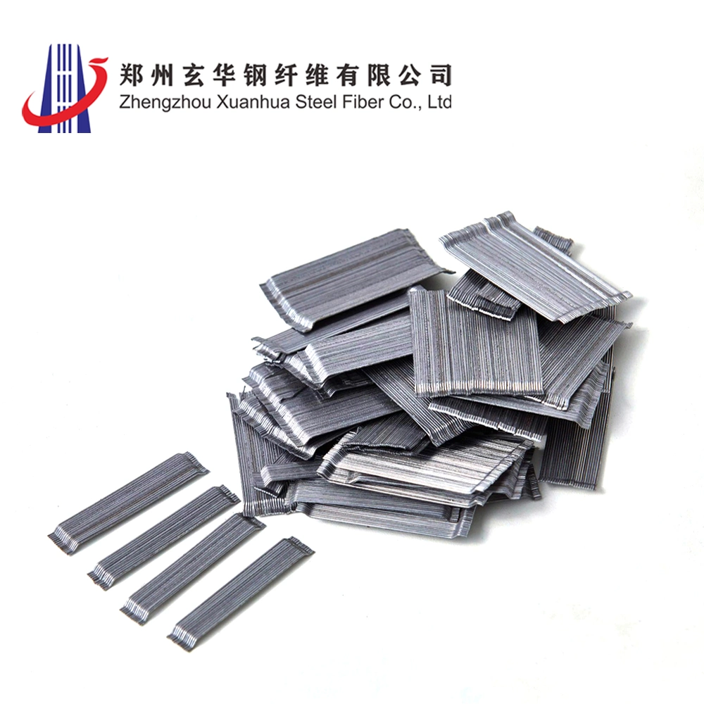 End Hook Steel Fiber for Cold Drawn Steel Fiber Concrete Rows of End Hook Steel Fibers