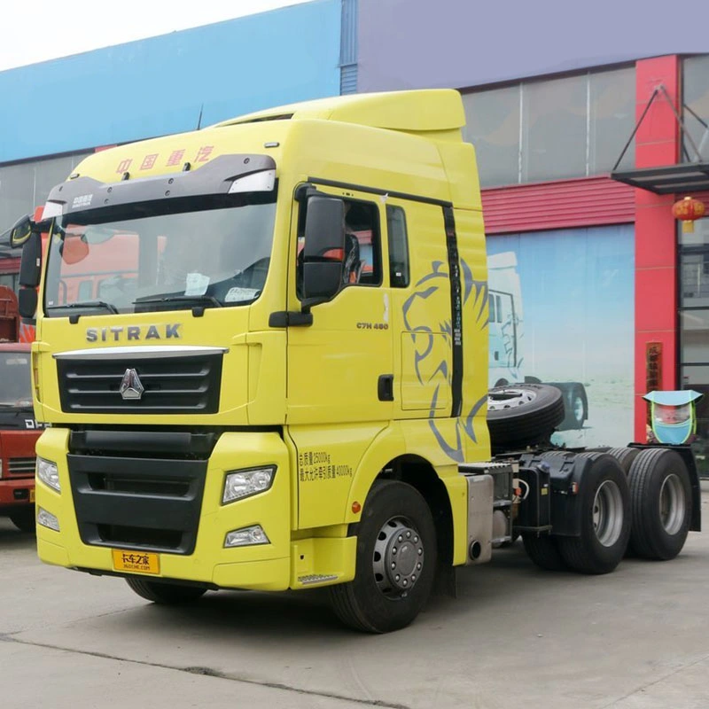 Fletes marítimos en línea Entrega fiable Six-Cylinder Sitrak 6X4 480CV Tractor Sitrak camión tractor para la venta G7.