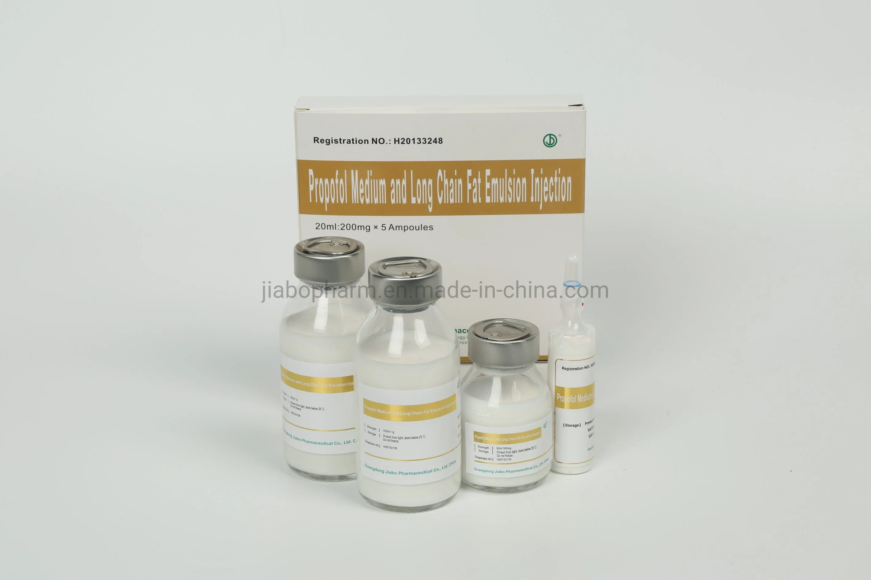 Anesthesia Induction Propofo L Medium and Long Chain Fat Emulsion Injection 50ml: 500mg