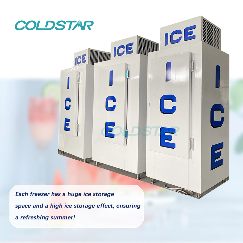 Outdoor Fridge Cold Wall Ice Machine Storage Bin