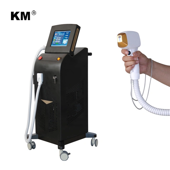 Kemei Hot Sale Painless Permanent 808 Diode Laser Portable/ 808 Diode Laser Hair Removal Equipment with Ce ISO