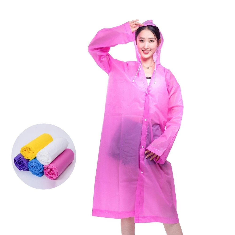 Disposable Raincoat Thickened Adult Raincoat Outdoor Travel Raincoat Long Body Anti-Storm Single Men and Women Jacket Bl23267