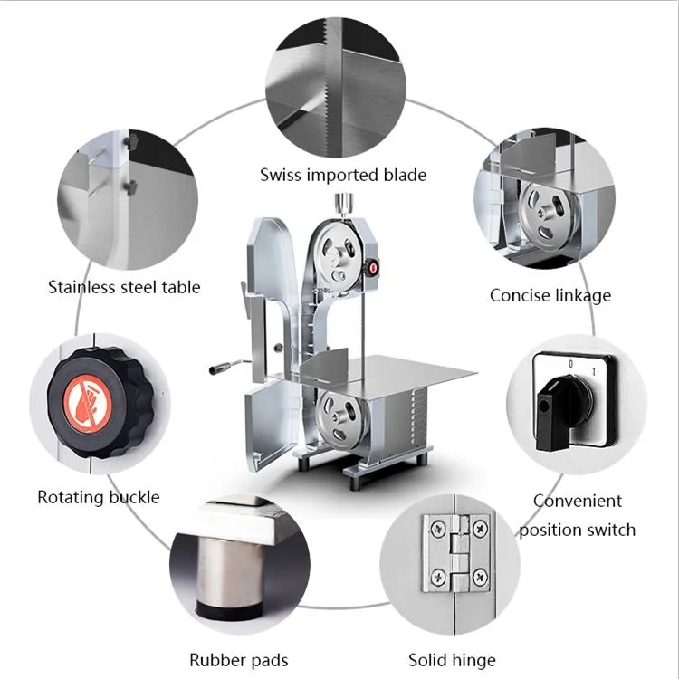 Hr-250 Meat Making Machine Chinese Manufacturer Bone Saw Machine Price Bone Cutting Saw