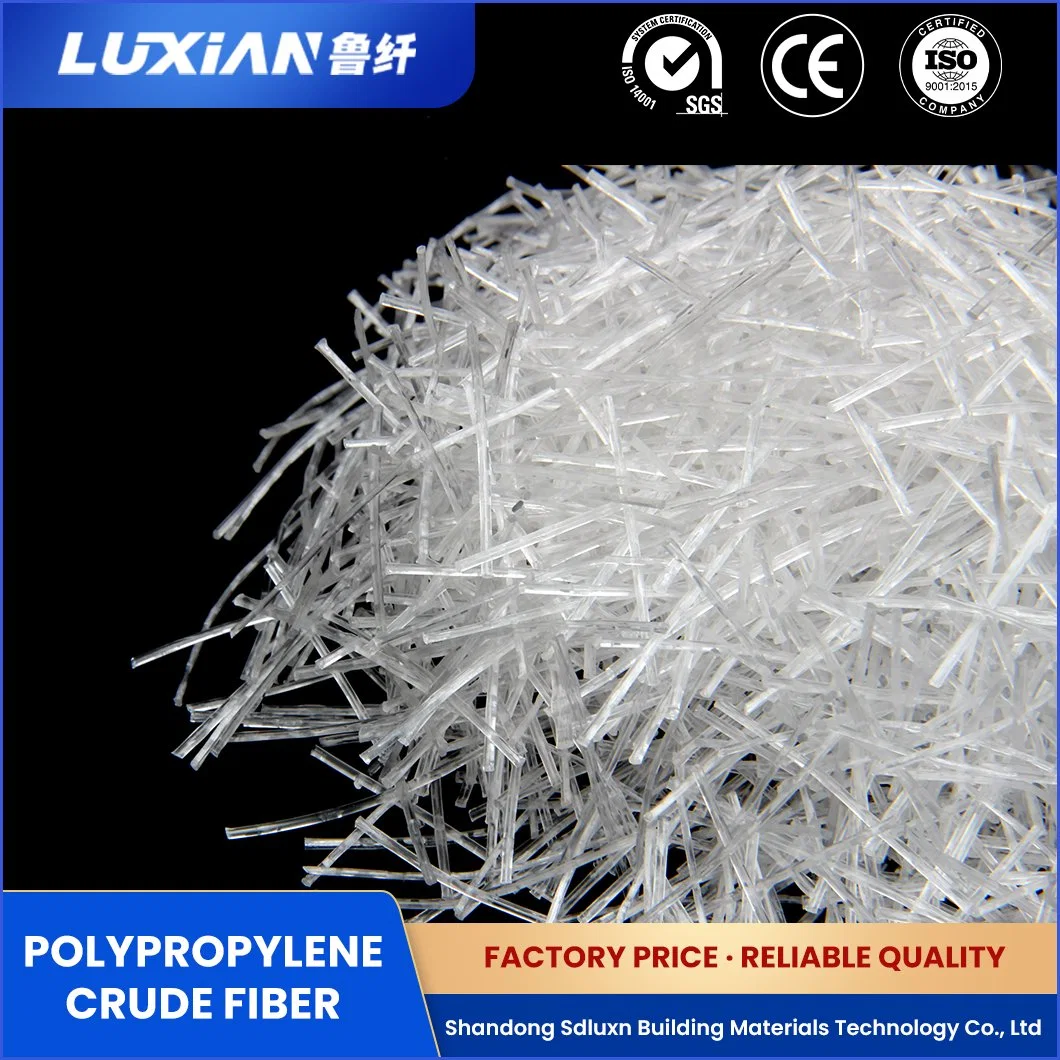 Sdluxn Decorative Building Material Fibers Free Sample PP Stranded Crude Fiber China Anti-Shrinkage Concrete Reinforcing Crude Fibers Suppliers