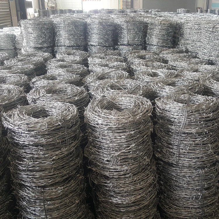 25kg Hot-Dipped Galvanized or PVC Coated Barbed Wire with Customizable Specification