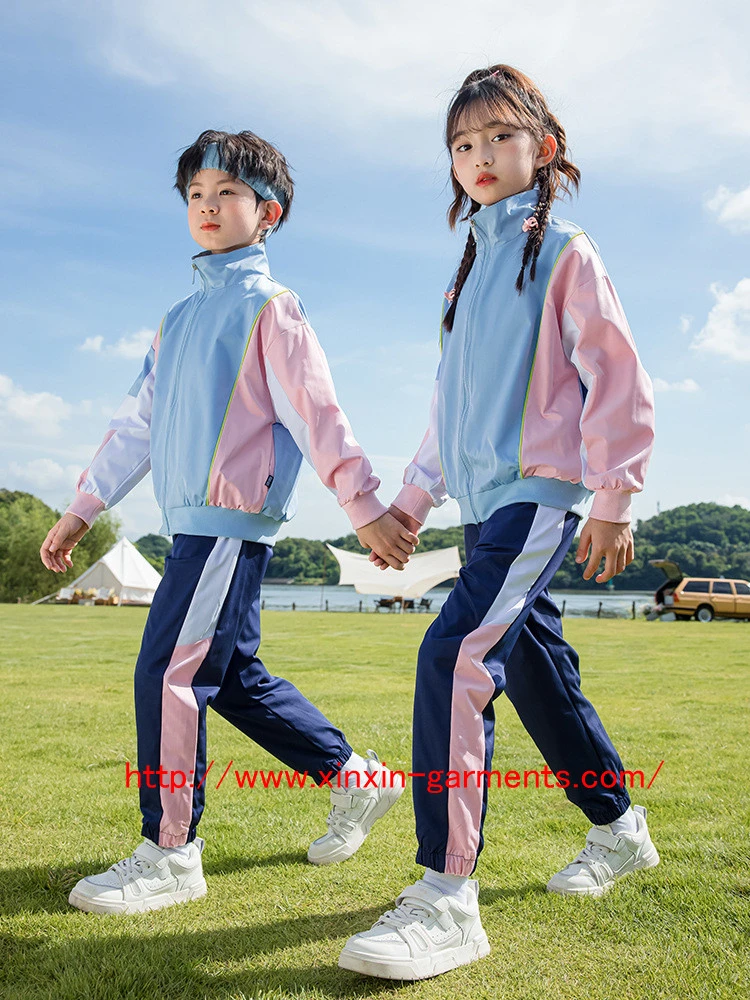 Kids Track Suit Custom Spring Fall Boys Jogging Set Tracksuits Kids Sport Wear (U2332)