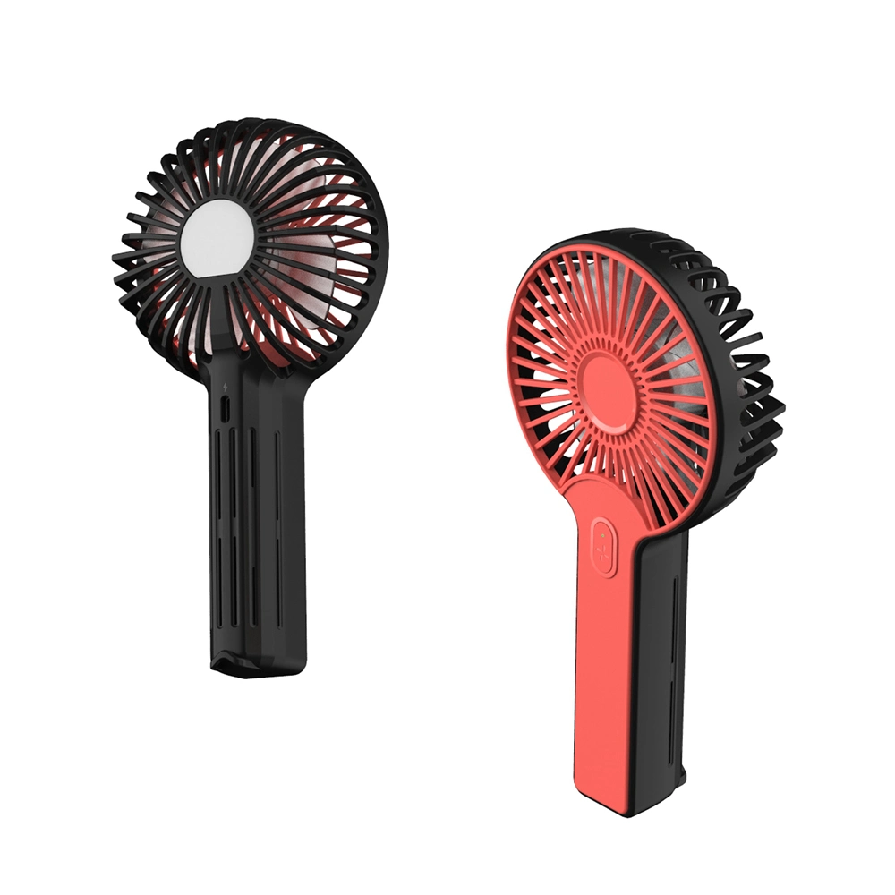 2023 Contrast-Color Customized Rechargeable Handheld Fan Portable Electric Standing Fans Outdoor Essential Fans Handheld Mini Fans