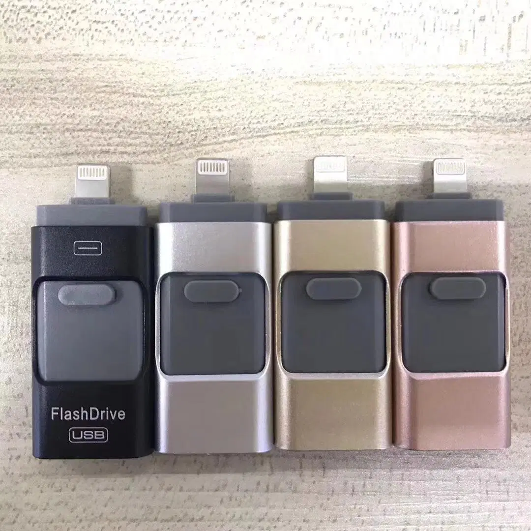 3 in 1 OTG Pen Drive USB Flash Drive for iPhone/Ios/Android Phone/Tablet PC Flash Drive