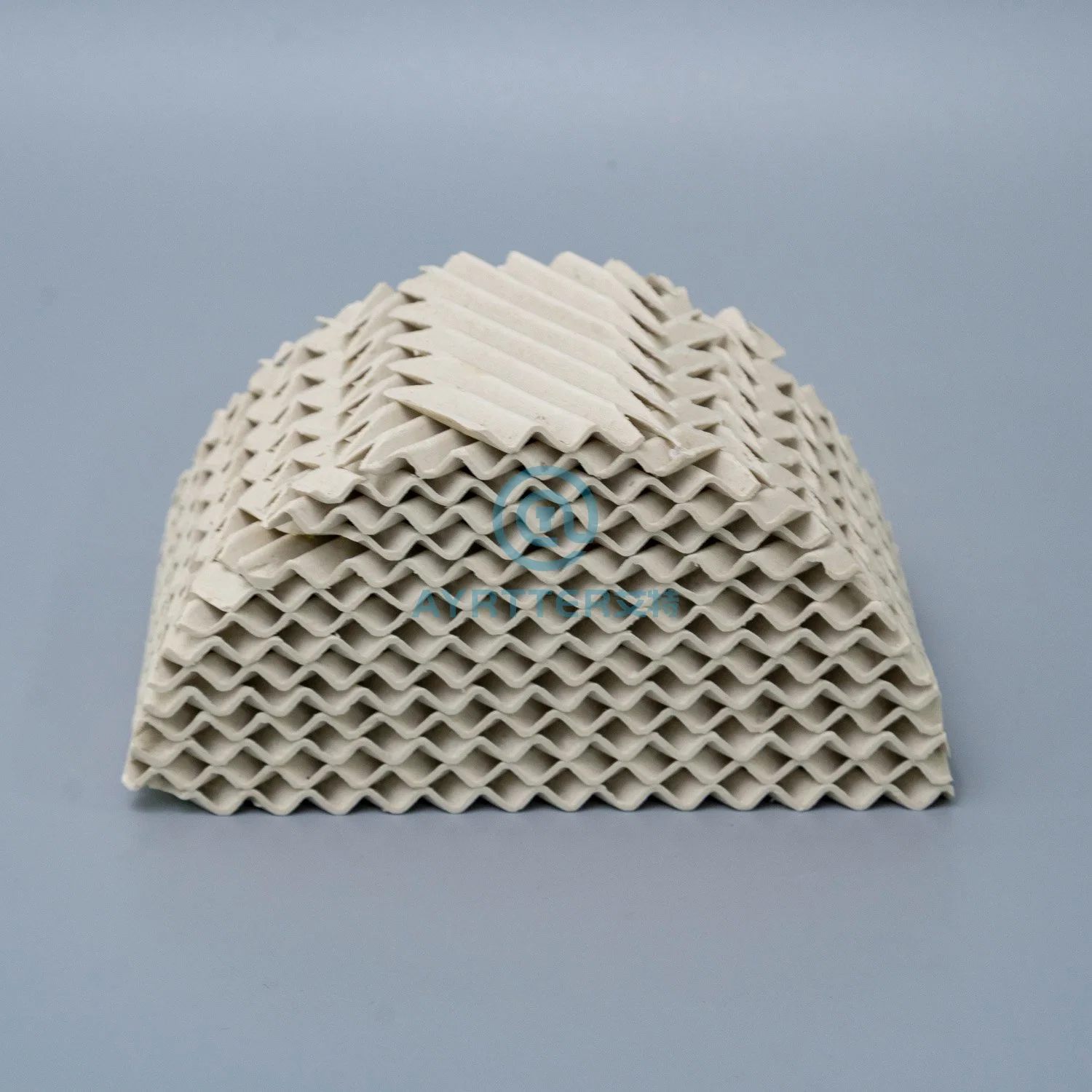 100y 125y 250y 350y Corrugated Alumina Ceramic Structured Packing for Химическая башня с поглощение серной кислоты