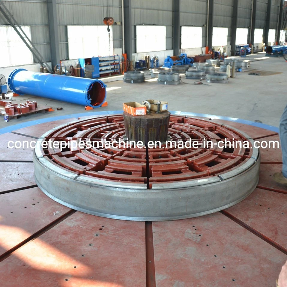 Los elementos prefabricados de hormigón Jccp Espita de tubo de elevación final la ampliación de la máquina