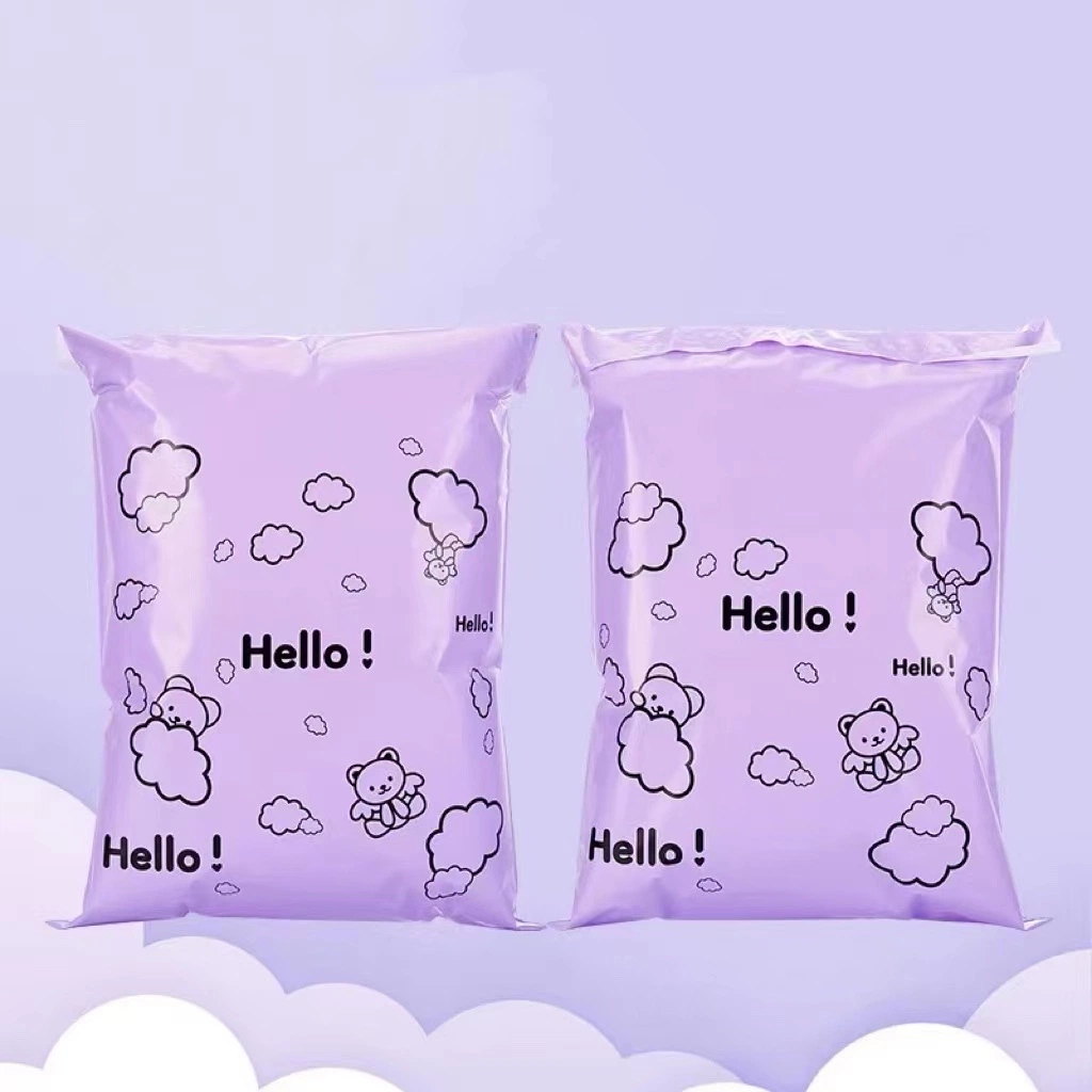 Customized PE Plastic Self Adhesive Express Mailing Bags Courier Compostable Carrier Bag