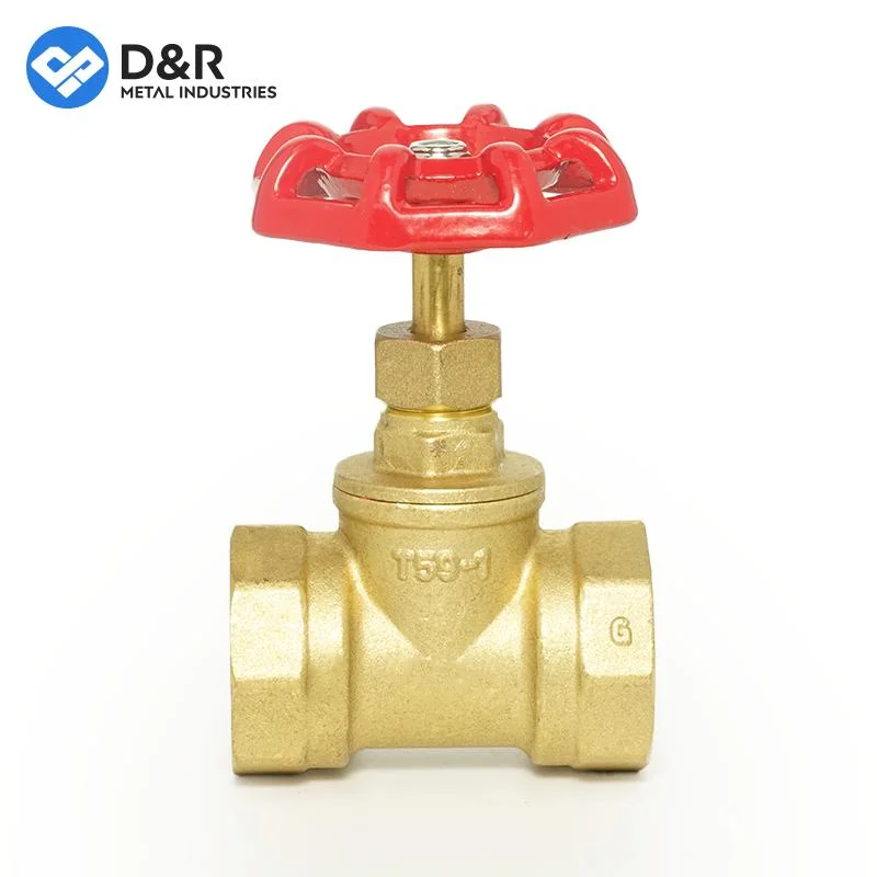 D&R NPT Bsp Forged Brass DN15 Thread Water Gas Oil High Temperature Resistant Steam Stop Valve