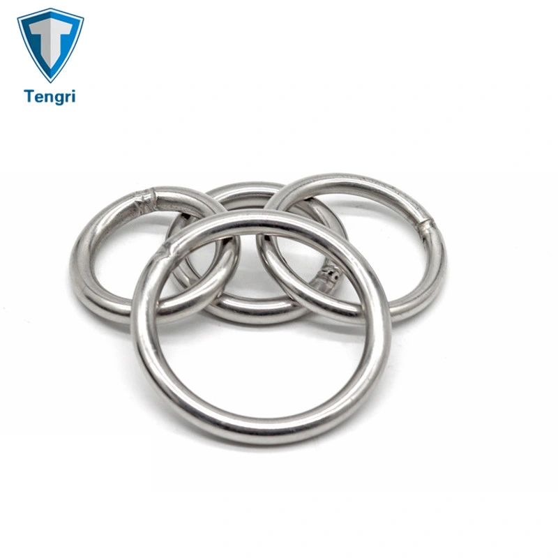 316L Stainless Ring 3mm Solid Circle Round Metal Welded Round Ring O Ring