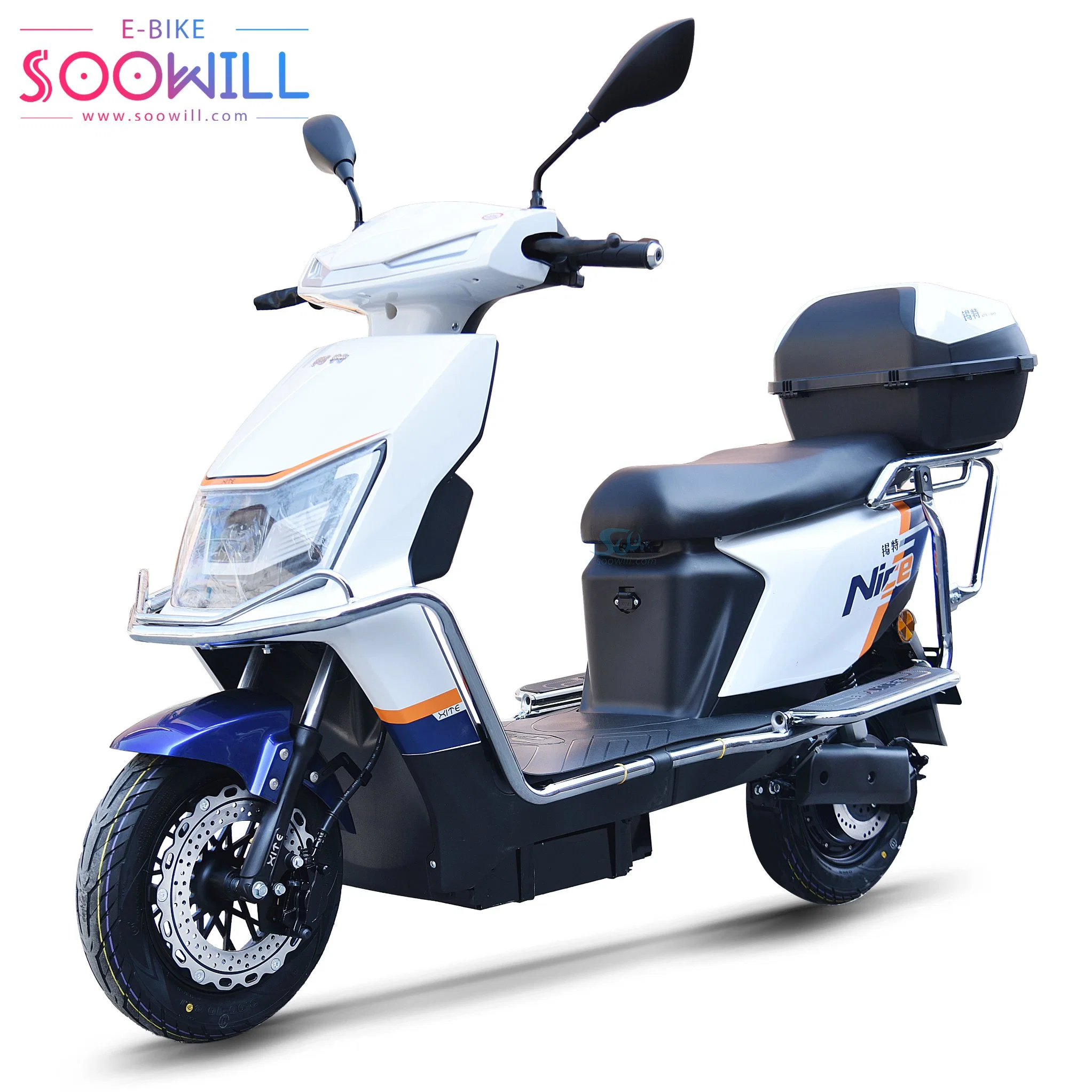 Bicicleta eléctrica China 2 Wheel City Adult Electric motocicleta 72V20ah Scooter de la batería del plomo-ácido buen precio motocicleta eléctrica