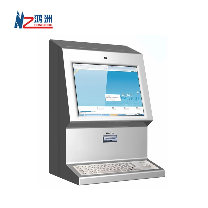 Wall Mounted Bill Payment Kiosk with Cash Coin Acceptor