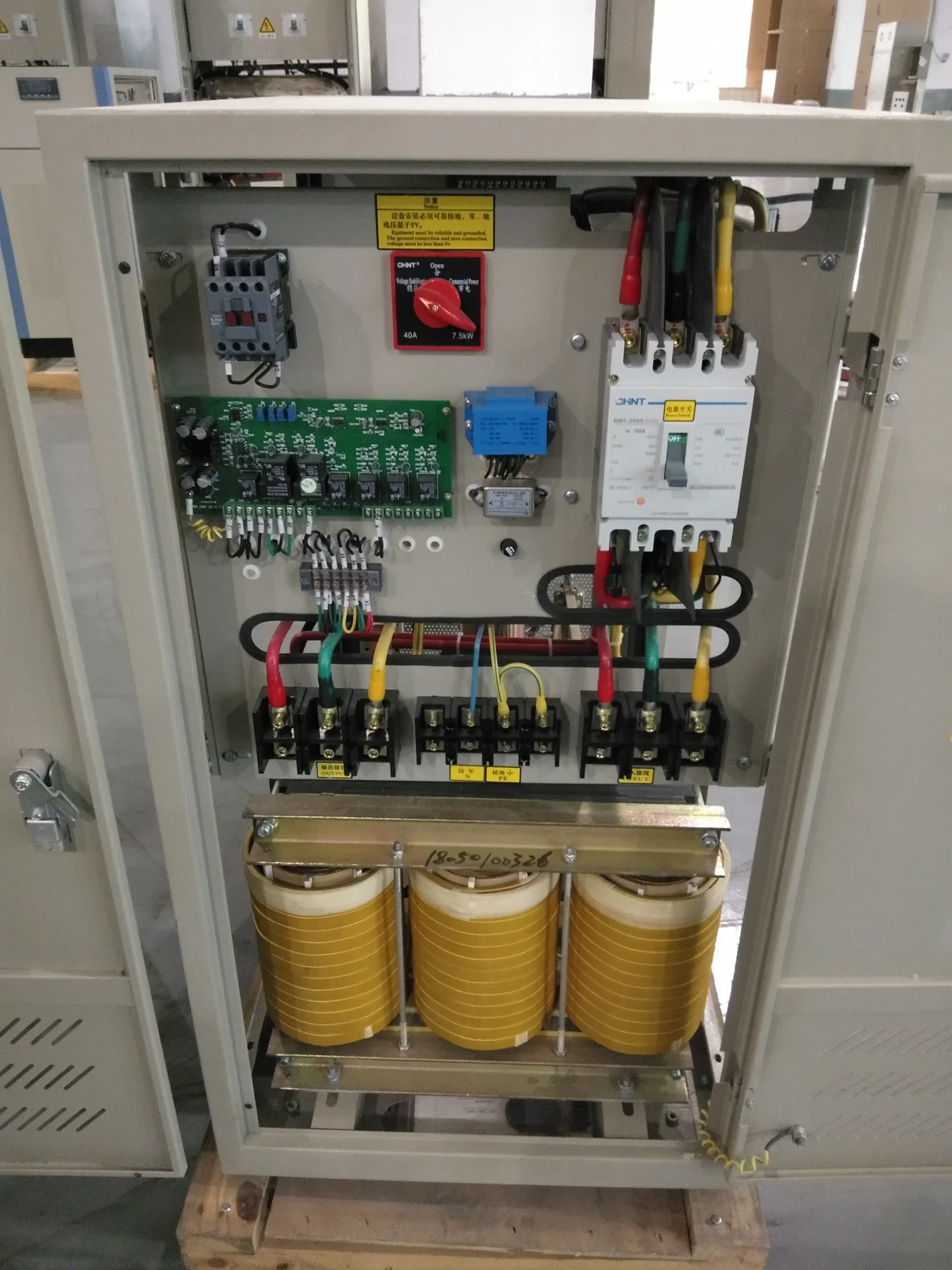 80kVA AVR for Radio and Television Station Compensating Automatic AC Voltage Stabilizer/Regulator