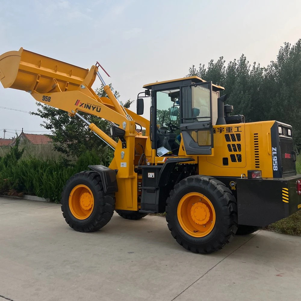 Zl958 Multipurpose Road Construction Full Hydraulic Small Wheel Loader with CE Manufacturer