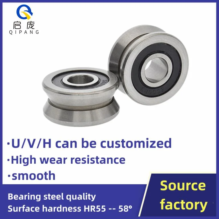 12*54*25 V10 Rail Linear Bearing Guide Rollers, Double Row Guide Rail Track Roller V Groove Bearing