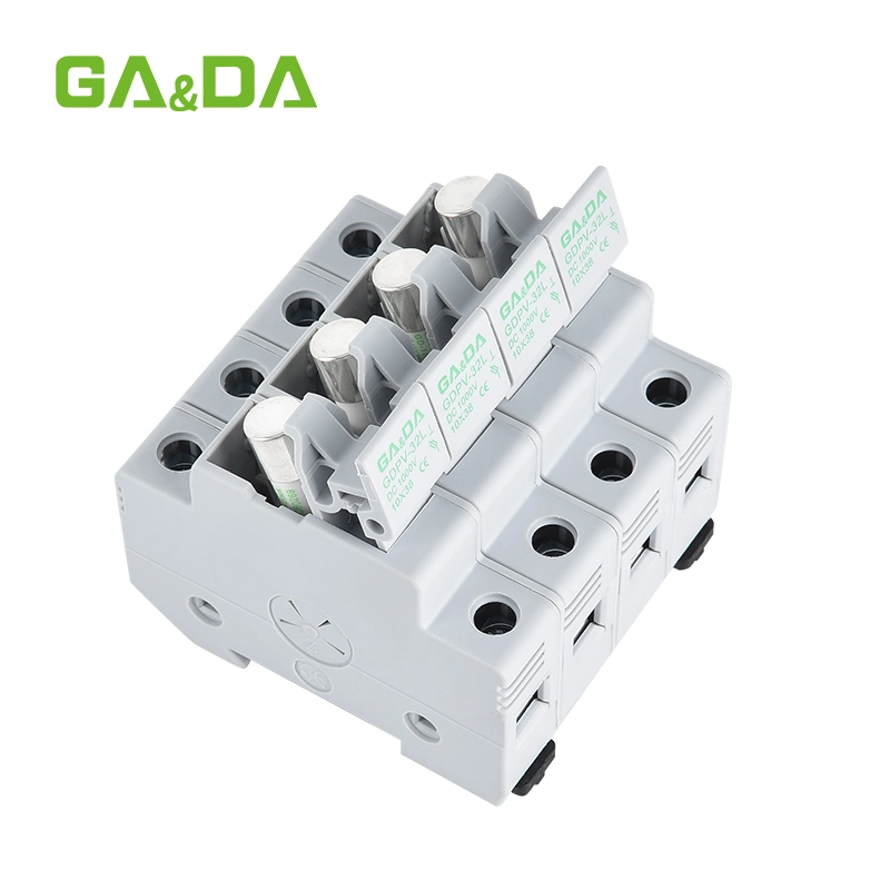 حامل منصهرات اللوحات الكهروضوئية الشمسية Gdpv-32L DC 1000V 32A والمصهر نجح الارتباط في اجتياز شهادة CE