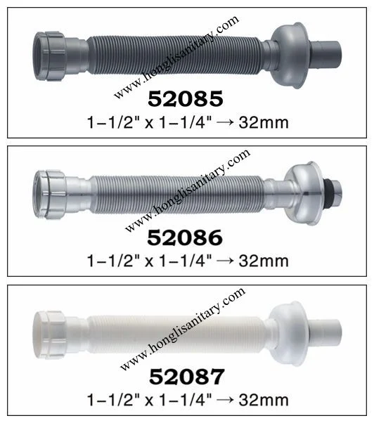 PP Extensible Hose, Flexble Hose for Sink, Basin, Bath Drain Waste