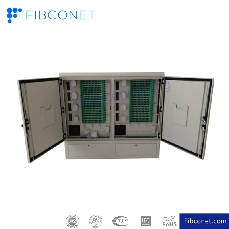 FTTH Fiber Optic Metal Distribution Cross Connect Box Terminal Junction Termination Electrical Outdoor Indoor Cabinet Network Server Rack