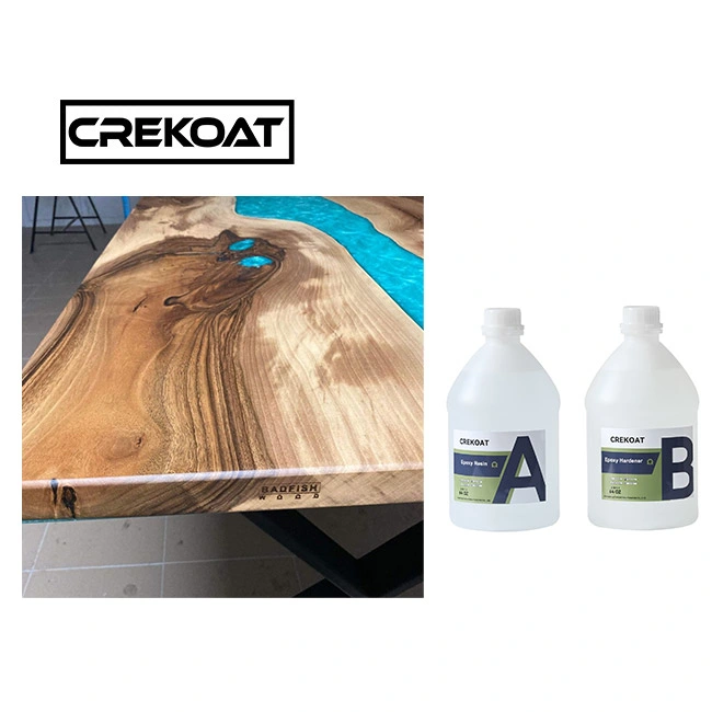 Fast Curing Epoxy Resin for Table Top Countertop River Table Wood