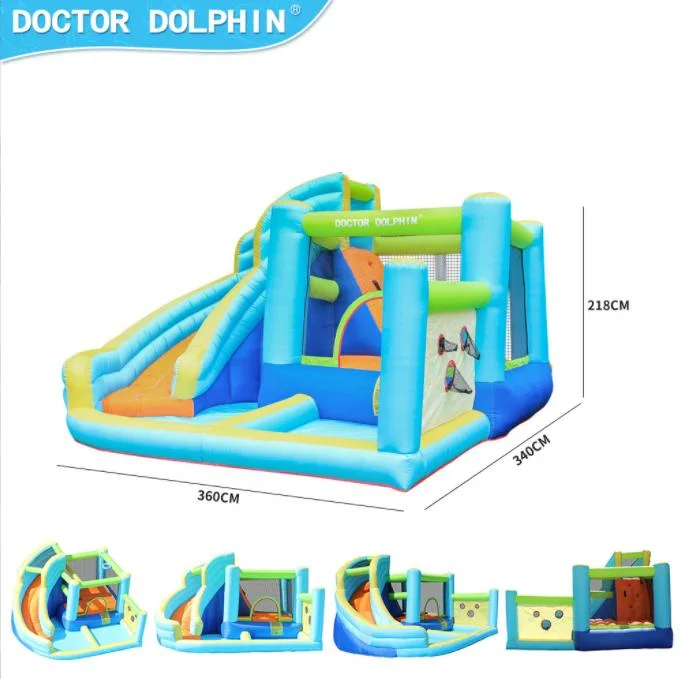 Children's Bouncy Castle Inflatable Water Jumping Bed Indoor and Outdoor Small Trampoline