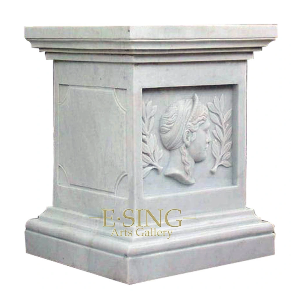 Natural White Marble Wholesale/Supplier Factory Price of Marble Base