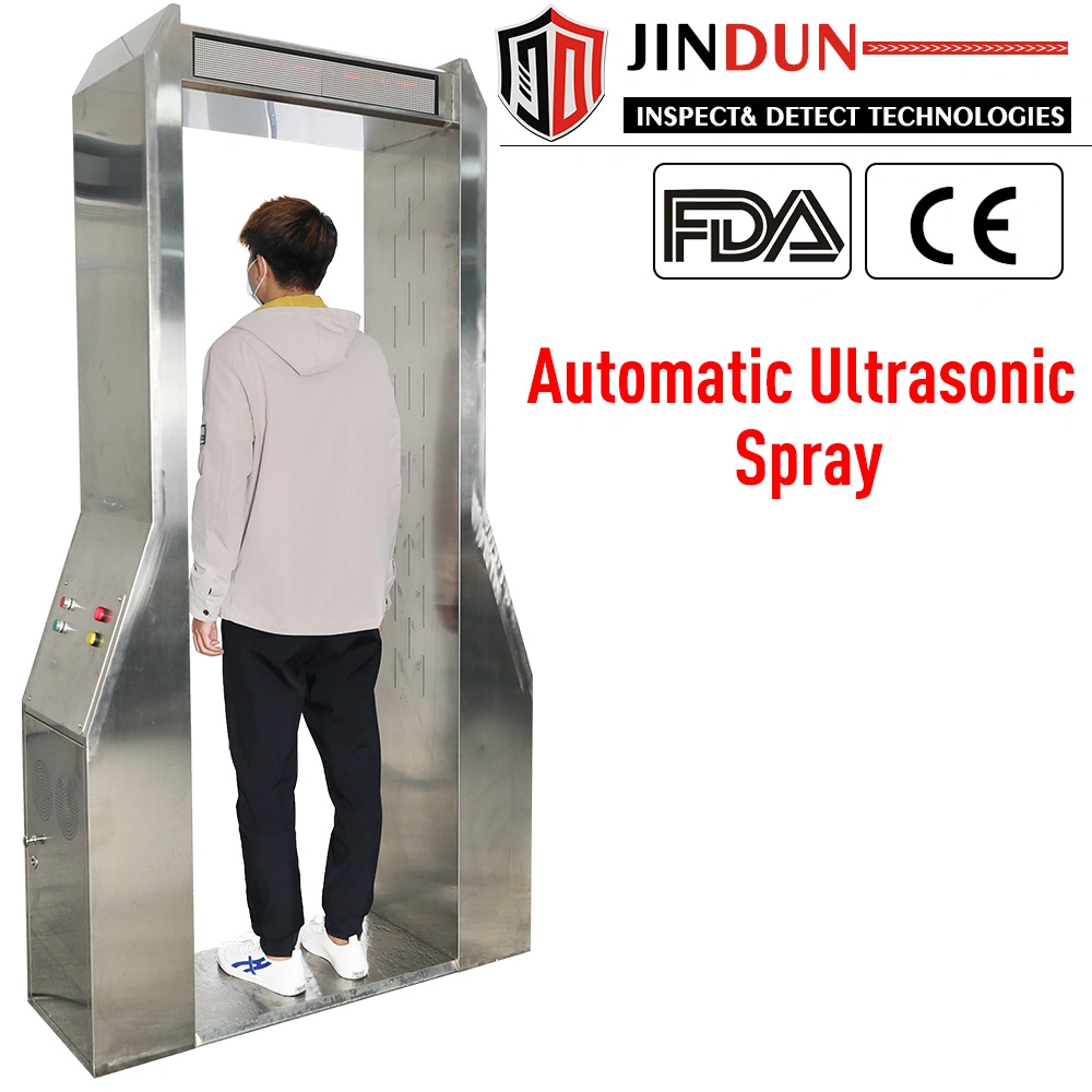 Non Contact Walk Through Ultrasonic Fog Induction Sanitize Disinfection Gate Intelligent Disinfection Door