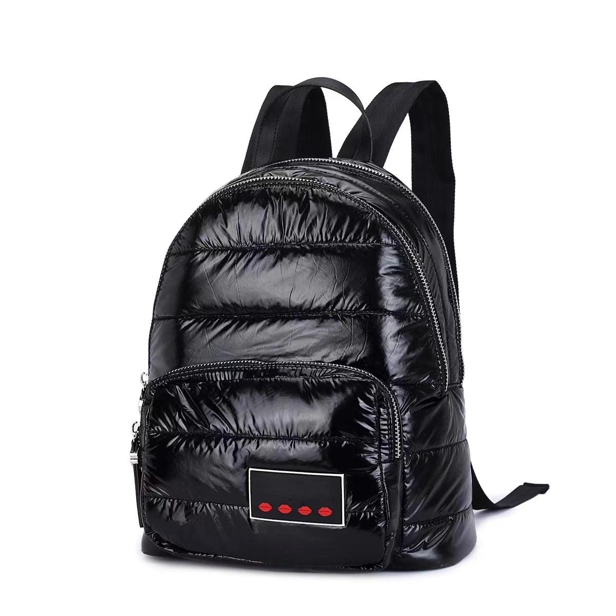 Damen und Herren PU Travel Rucksack Mehrzweck Reißverschluss Unisex Rucksack Tasche