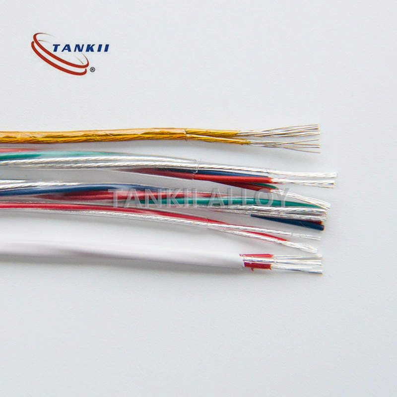 Cable de termopar de codificación de color ANSI tipo K / J / T