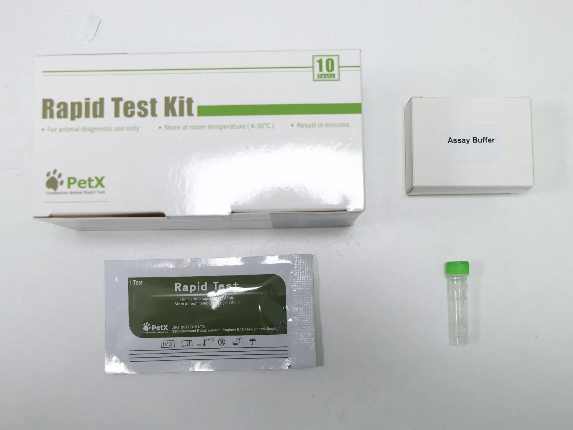 Test Strips for Cats and Dogs Veterinary Canine Parvo Virus Antigen Rapid Test (CPV AG)