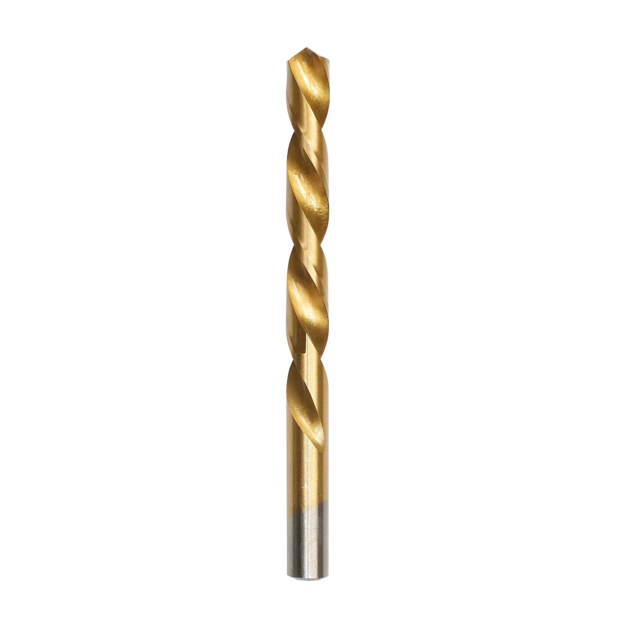 DIN338 HSS-4241 Rolling Tin Coated Drill Bit for Metal