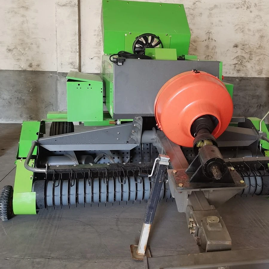 Machine à balles de foin et de paille carrée de 2,2 m pour équipement agricole.