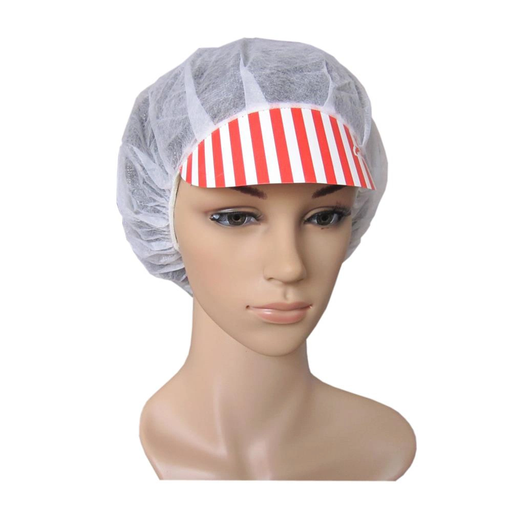 Wholesale/Supplier Disposable Nonwoven Work Cap for Woman Snood Cap