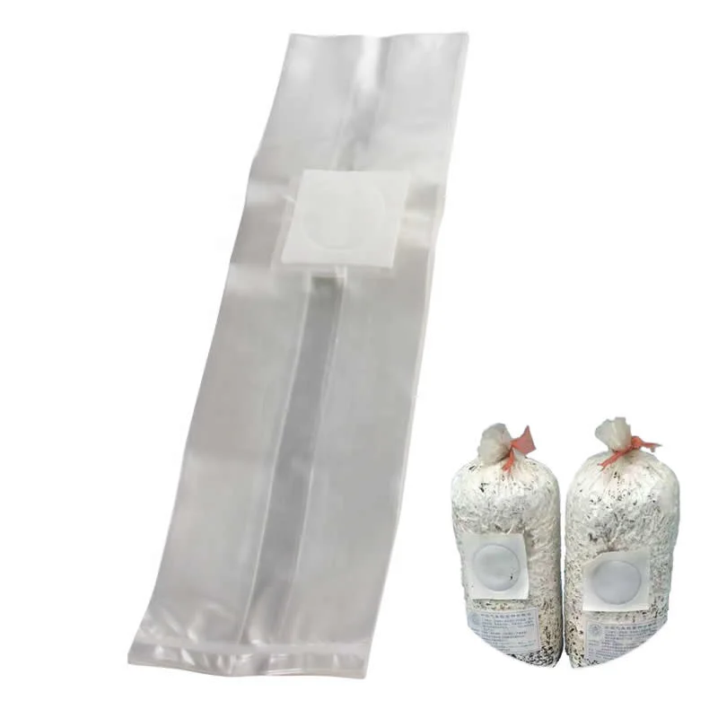 Large Capacity 0.2 Micron Filter Breathable Autoclavable Bags Mushroom Growing Kit Bags