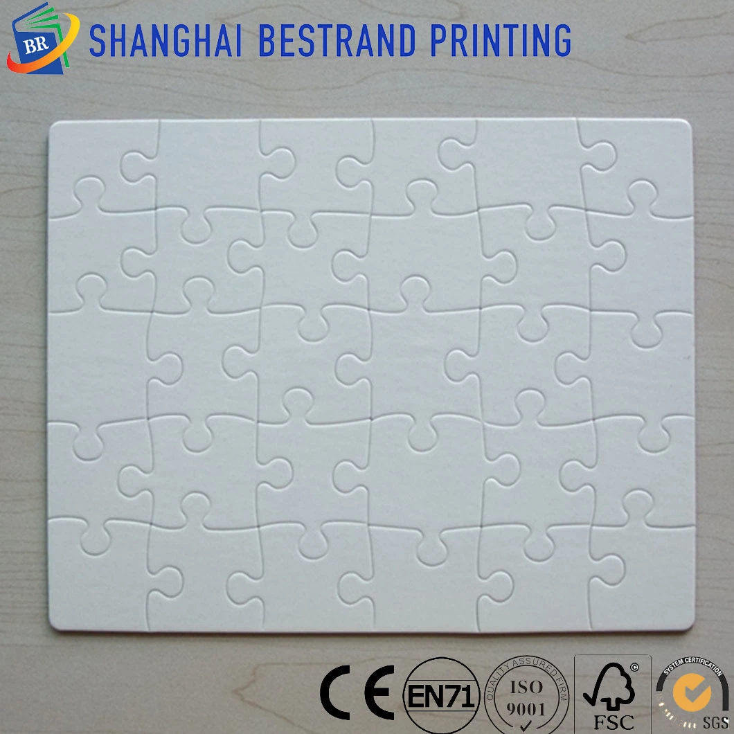 High quality/High cost performance Cheap Personalize Puzzle Printing with Shrink Wrap