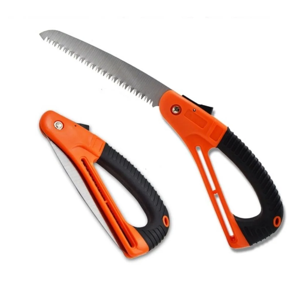 Folding Camping Saw High-Quality Garden Tools Hand Pruning Garden Fruit Tree Sharp Logging Steel Perfect for Bonsai, Trees, Branches, Camping Bl19613