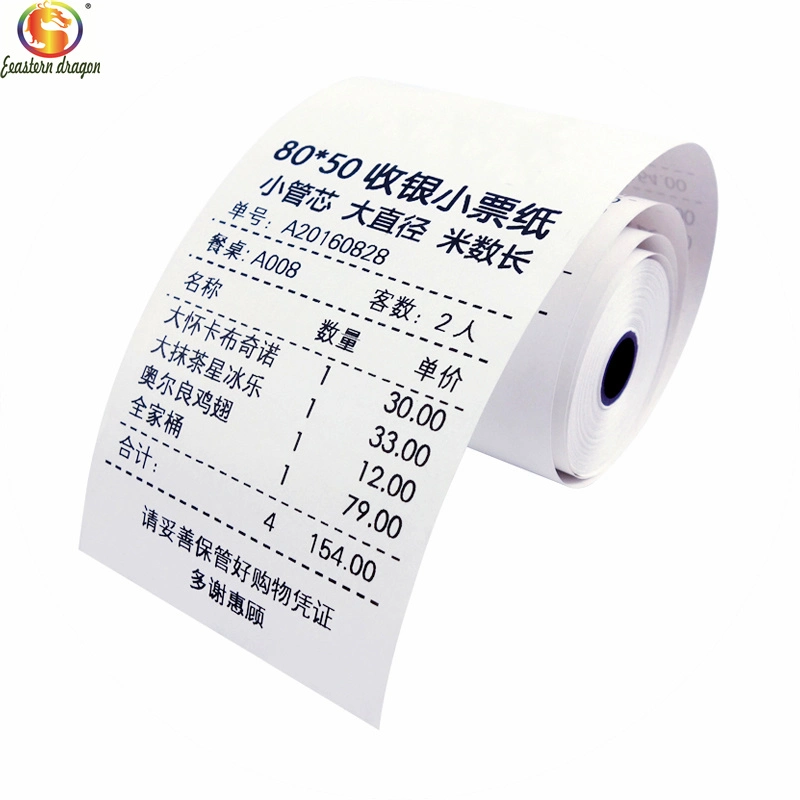 POS 80mmx80mm Thermal Printed Receipt Paper