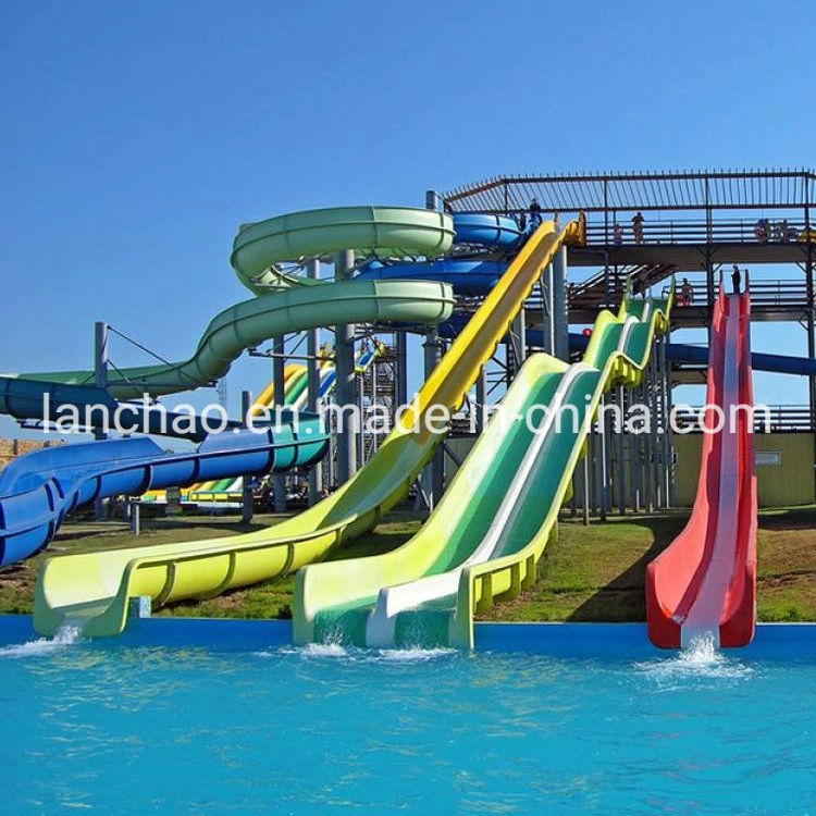 Tobogán de agua de alta velocidad para el parque de piscinas