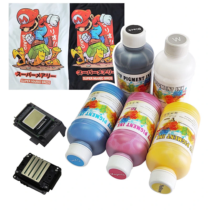 Gute Farbübertragung Pigmenttinte i3200 DX4 DX5 DX7 Pet Film Ink 1000ml DTF-Tinte