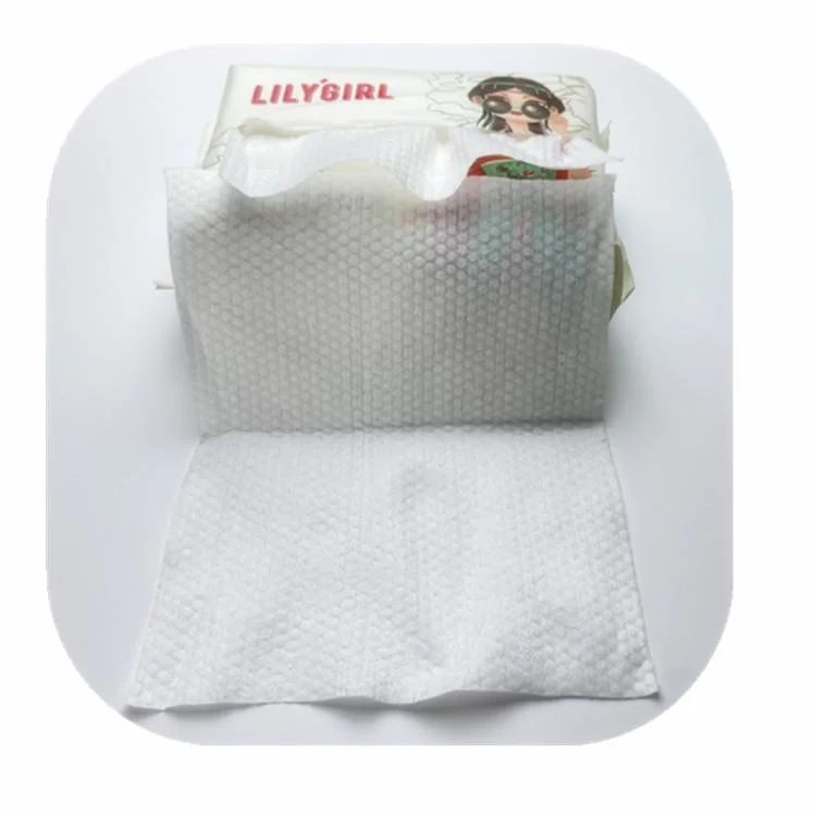 Soft Wet&Dry Papers Without Deformation Daily Facial Towelettes Cotton Tissue